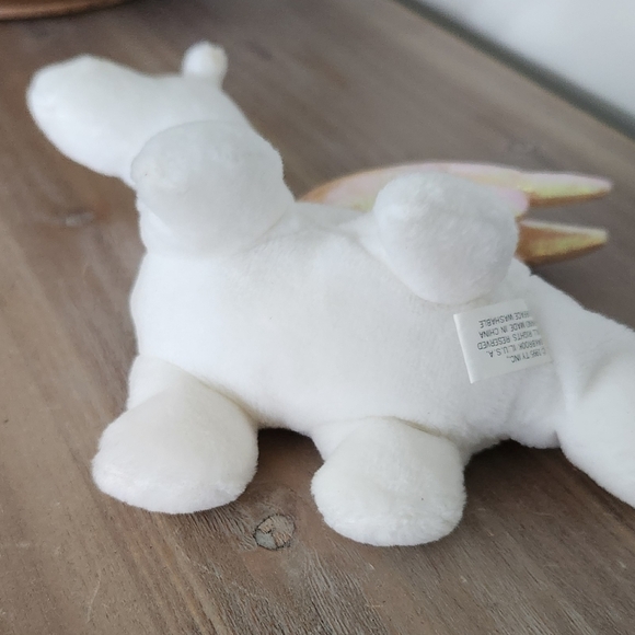 🐉 Ty Beanie Baby “Magic” the White Dragon – 1995 Vintage Plush, No Tags - Picture 11 of 14